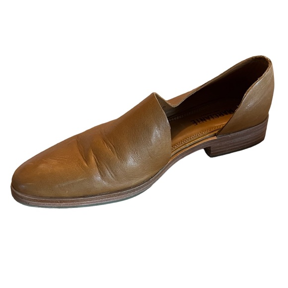 Marciante & Co EUC The Marie Leather Flat Cognac Brown Handmade Shoe Size 9 - Picture 4 of 10